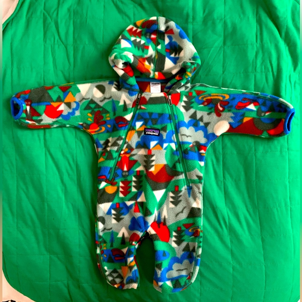 Patagonia infant synchilla fleece bunting